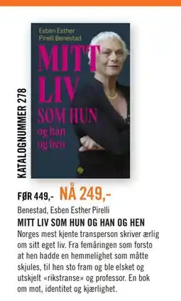 Ark Bokhandel MITT LIV SOM HUN OG HAN OG HEN tilbud