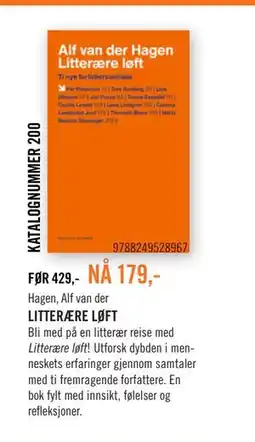 Ark Bokhandel LITTERÆRE LØFT tilbud