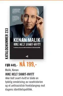 Ark Bokhandel IKKE HELT SVART-HVITT tilbud