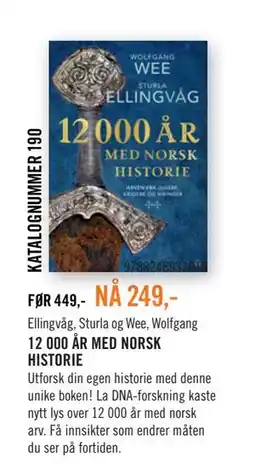 Ark Bokhandel 12 000 ÅR MED NORSK HISTORIE tilbud