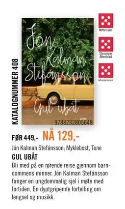Ark Bokhandel GUL UBÅT tilbud