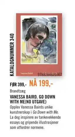 Ark Bokhandel VANESSA BAIRD. GO DOWN WITH ME(NO UTGAVE) tilbud