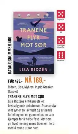 Ark Bokhandel TRANENE FLYR MOT SØR tilbud