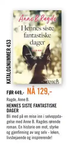 Ark Bokhandel HENNES SISTE FANTASTISKE DAGER tilbud