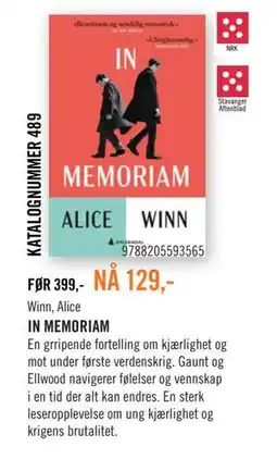 Ark Bokhandel IN MEMORIAM tilbud