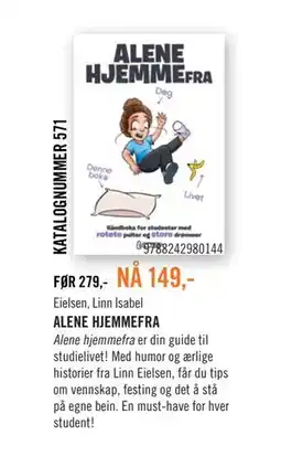 Ark Bokhandel ALENE HJEMMEFRA tilbud
