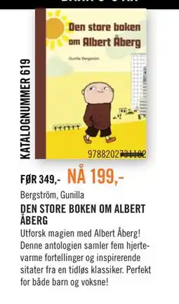 Ark Bokhandel DEN STORE BOKEN OM ALBERT ÅBERG tilbud
