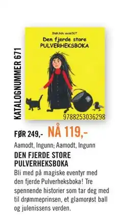 Ark Bokhandel DEN FJERDE STORE PULVERHEKSBOKA tilbud