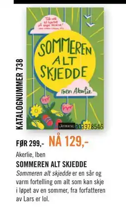 Ark Bokhandel SOMMEREN ALT SKJEDDE tilbud