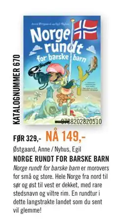 Ark Bokhandel NORGE RUNDT FOR BARSKE BARN tilbud