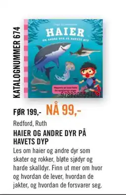 Ark Bokhandel HAIER OG ANDRE DYR PÅ HAVETS DYP tilbud
