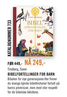 Ark Bokhandel BIBELFORTELLINGER FOR BARN tilbud