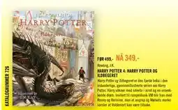 Ark Bokhandel HARRY POTTER 4: HARRY POTTER OG ILDBEGERET tilbud