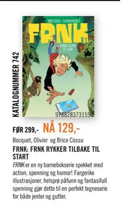 Ark Bokhandel FRNK: FRNK RYKKER TILBAKE TIL START tilbud