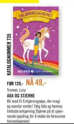 Ark Bokhandel ADA OG STJERNE tilbud