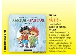 Ark Bokhandel KARIUS OG BAKTUS VISEBOK tilbud