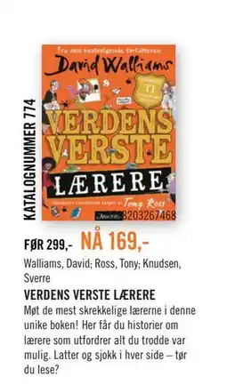 Ark Bokhandel VERDENS VERSTE LÆRERE tilbud
