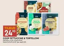 Coop Mega COOP FETTUCCINE & TORTELLONI tilbud