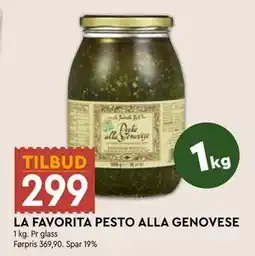 Coop Mega LA FAVORITA PESTO ALLA GENOVESE tilbud