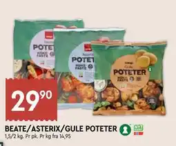 Coop Mega BEATE/ASTERIX/GULE POTETER tilbud