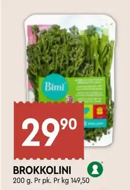 Coop Mega BROKKOLINI tilbud