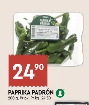 Coop Mega PAPRIKA PADRÓN tilbud