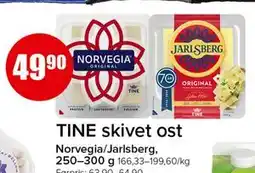 Spar TINE skivet ost tilbud