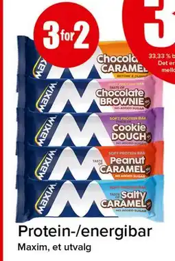 Spar Protein-/energibar tilbud