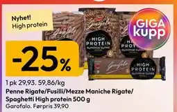 Gigaboks Penne Rigate/Fusilli/Mezze Maniche Rigate tilbud