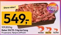 Gigaboks Store reker! tilbud