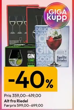 Gigaboks Alt fra Riedel tilbud