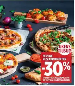 Meny FERSKE PIZZAPRODUKTER tilbud