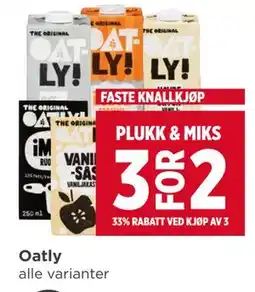 Meny Oatly tilbud