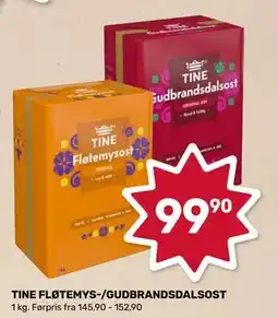 Matkroken TINE FLØTEMYS-/GUDBRANDSDALSOST tilbud