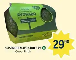 Coop Prix SPISEMODEN AVOKADO 2 PK tilbud