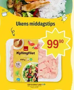 Coop Prix COOP KYLLINGFILET I BITER tilbud