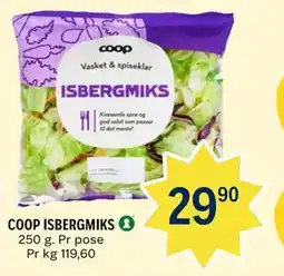 Coop Prix COOP ISBERGMIKS tilbud