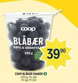 Coop Prix COOP BLÅBÆR SHAKER tilbud
