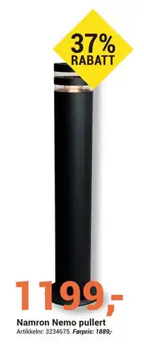 Elektroimportøren Namron Nemo pullert tilbud