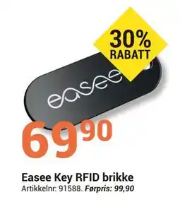 Elektroimportøren Easee Key RFID brikke tilbud