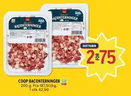 Coop Prix COOP BACONTERNINGER tilbud