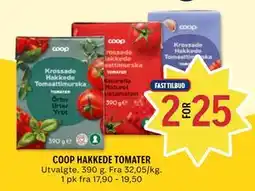 Coop Prix COOP HAKKEDE TOMATER tilbud