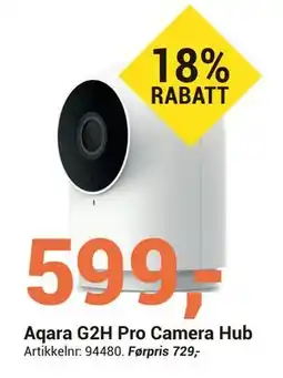 Elektroimportøren Aqara G2H Pro Camera Hub tilbud