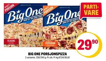 Big one porsjonspizza