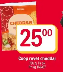 Coop Extra Coop revet cheddar tilbud