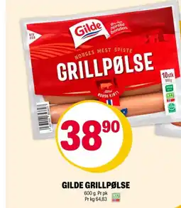 Coop Extra Gilde grillpølse tilbud