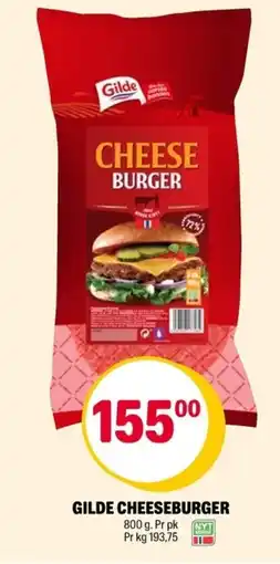 Coop Extra Gilde cheeseburger tilbud