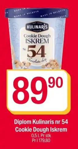 Coop Extra Diplom Kulinaris nr 54 Cookie Dough Iskrem tilbud
