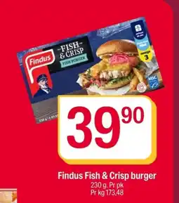Coop Extra Findus Fish & Crisp burger tilbud
