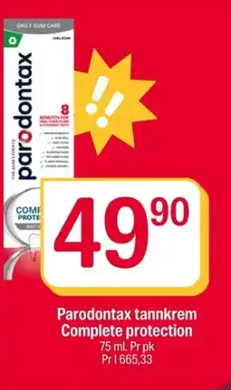 Coop Extra Parodontax tannkrem Complete protection tilbud